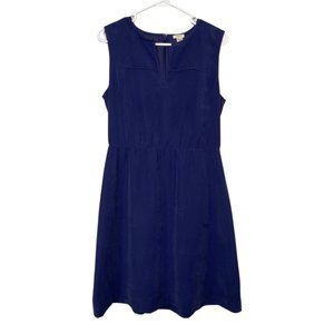 J.Crew Size 8  Classic Sleeveless Lined Navy Blue Dress